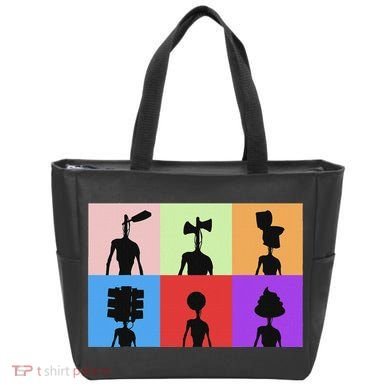 Horror Monster With Sirens For Heads Horror Tote Bag