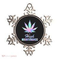 High Maintenance Weed Cannabis Pocket 420 THC Stoner Gift Ornament thumb 0