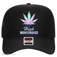 High Maintenance Weed Cannabis Pocket 420 THC Stoner Gift Hat thumb 0