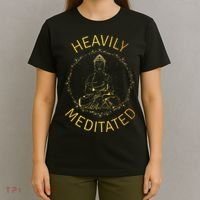 Heavily Meditated Yoga Meditation Spiritual Warrior Buddhist T-Shirt thumb 4