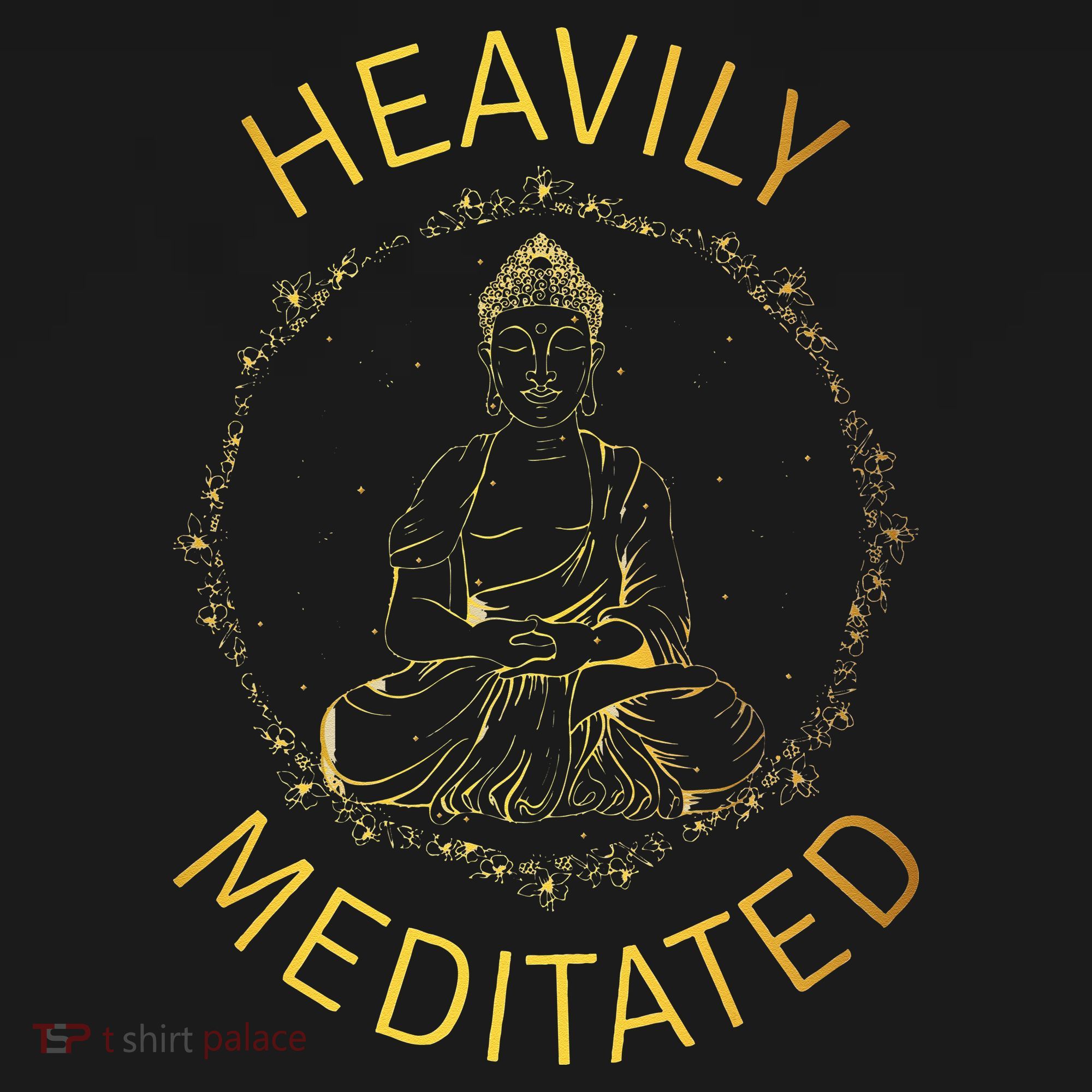 Heavily Meditated Yoga Meditation Spiritual Warrior Buddhist Coaster