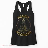 Heavily Meditated Yoga Meditation Spiritual Warrior Buddhist Women's Tank Top thumb 0