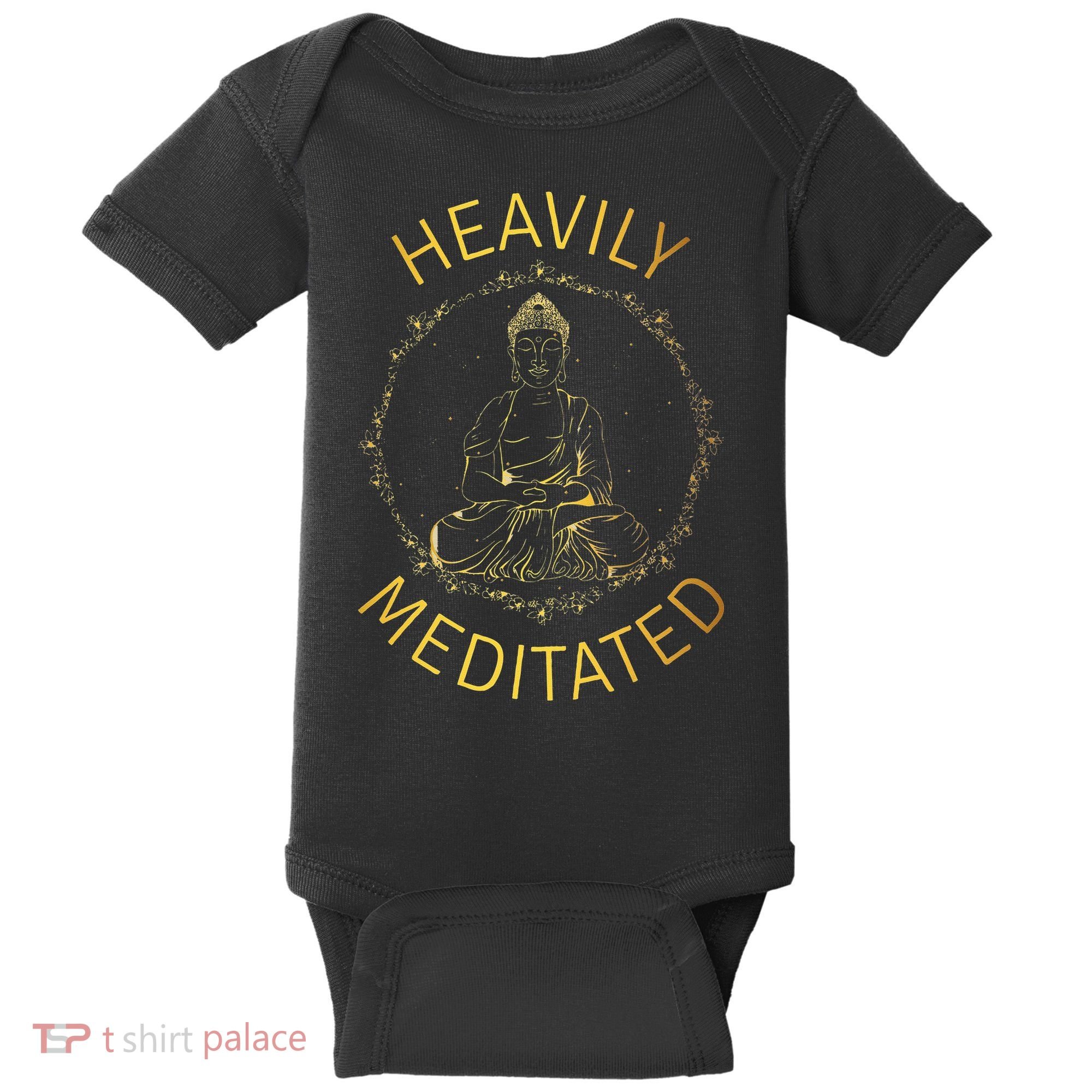 Heavily Meditated Yoga Meditation Spiritual Warrior Buddhist Baby Bodysuit
