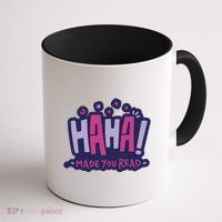 Haha Made You Read Funny Coffee Mug thumb 1