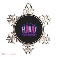 Haha Made You Read Funny Ornament thumb 0