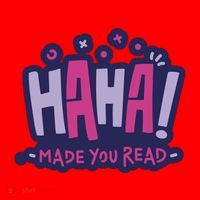 Haha Made You Read Funny Santa Hat thumb 1