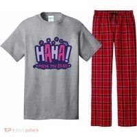 Haha Made You Read Funny Pajama Set thumb 0