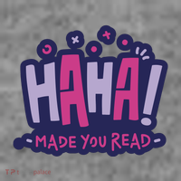 Haha Made You Read Funny Tank Top thumb 6