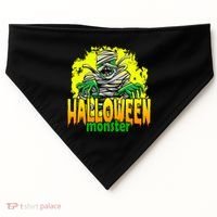 Halloween Monster Zombie USA-Made Doggie Bandana thumb 0