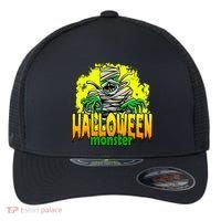 Halloween Monster Zombie Flexfit Unipanel Trucker Cap thumb 0