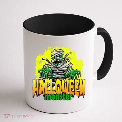 Halloween Monster Zombie Coffee Mug back