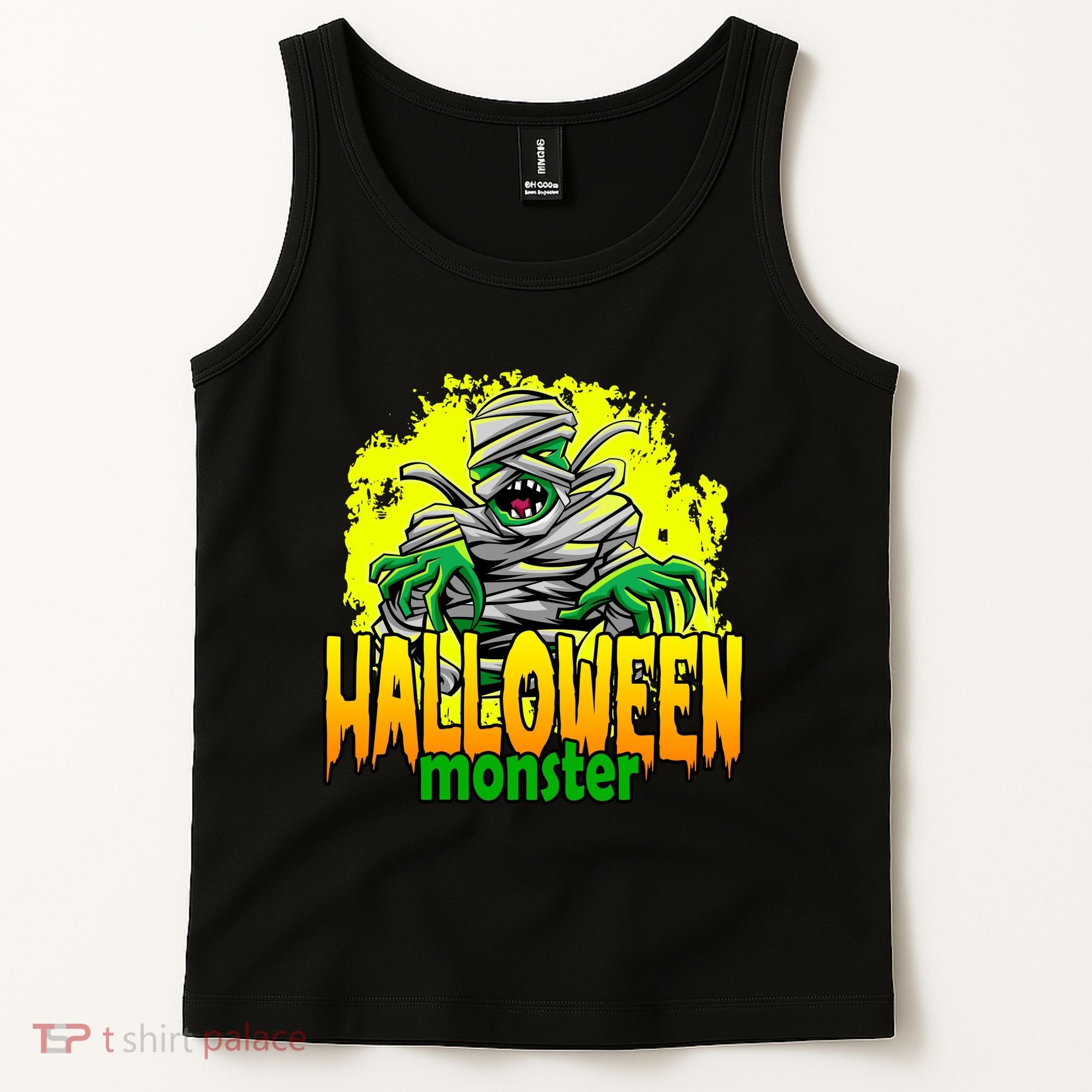 Halloween Monster Zombie Tank Top
