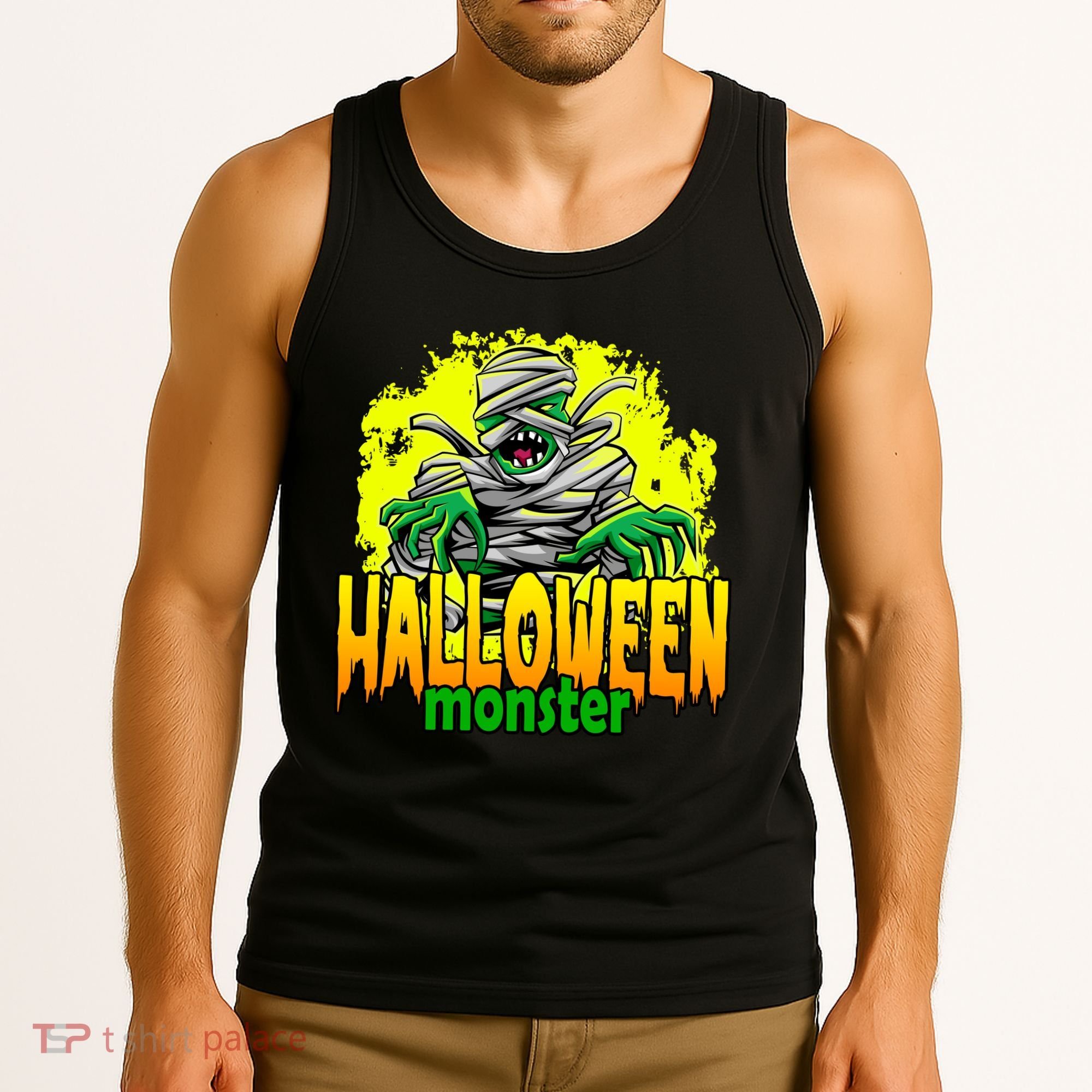 Halloween Monster Zombie Tank Top