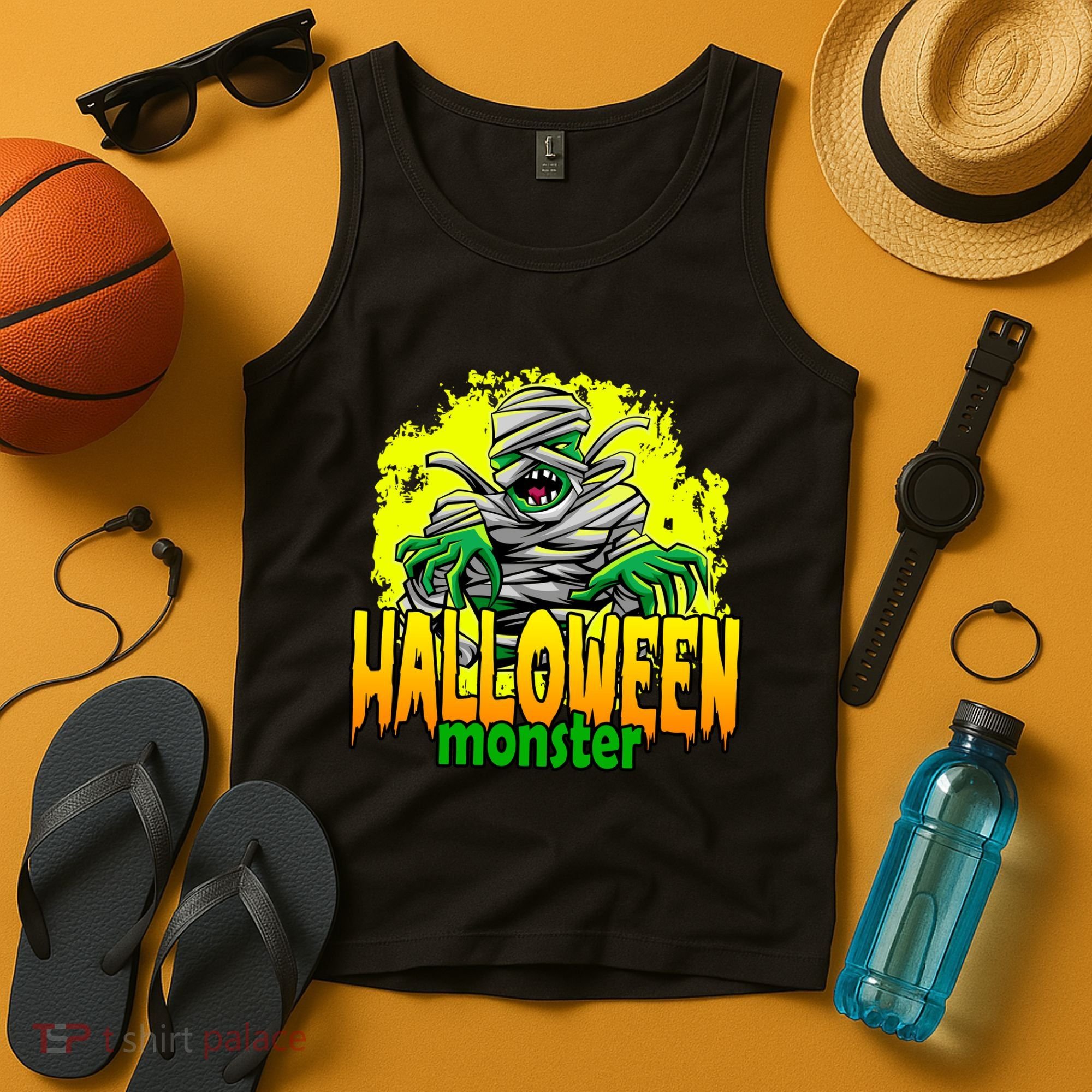 Halloween Monster Zombie Tank Top