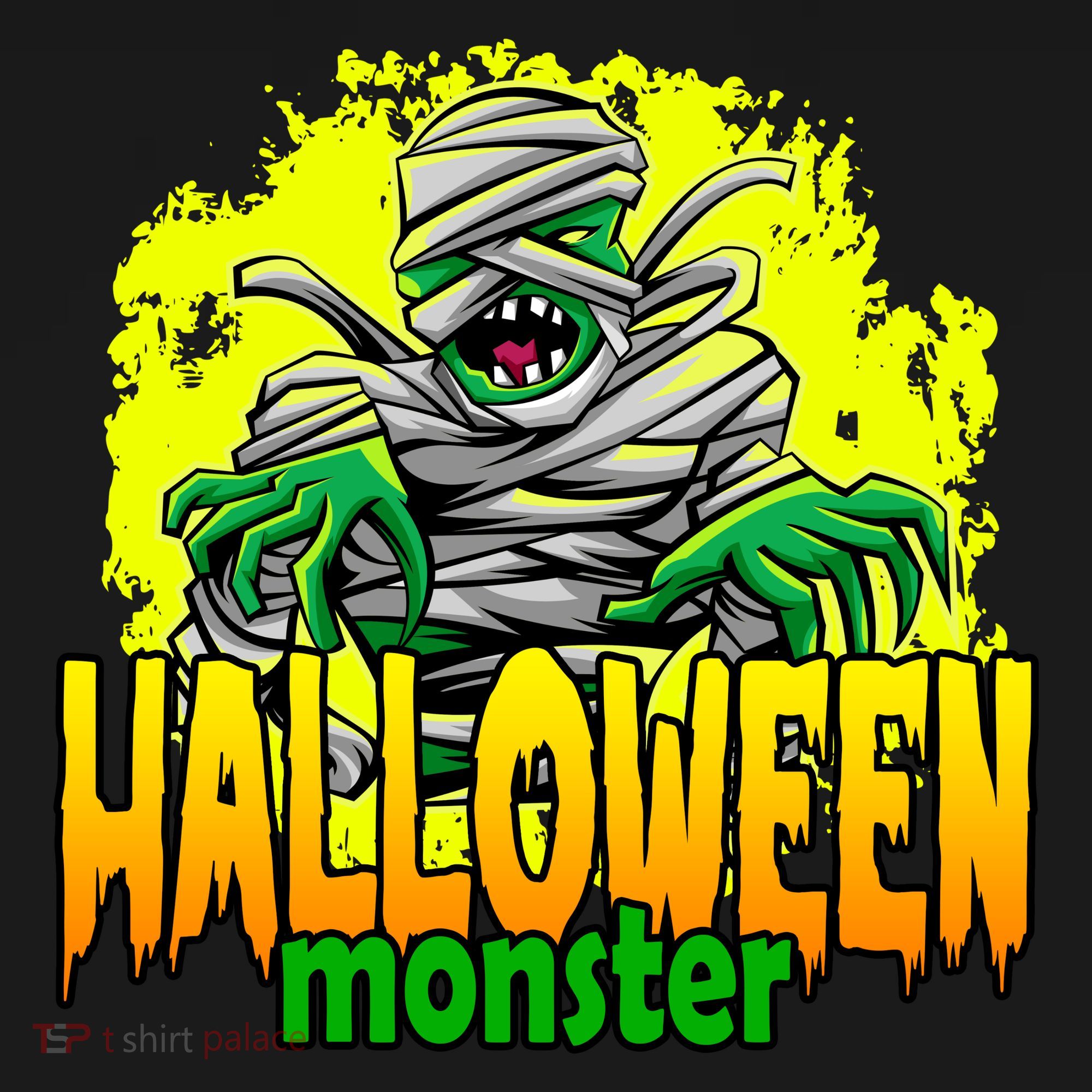Halloween Monster Zombie Tank Top