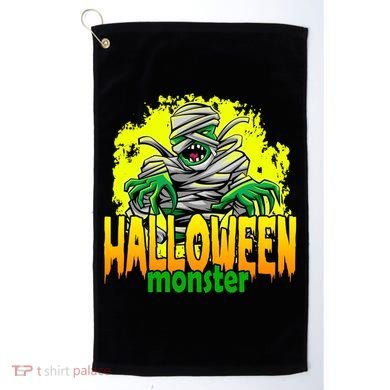 Halloween Monster Zombie Golf Towel