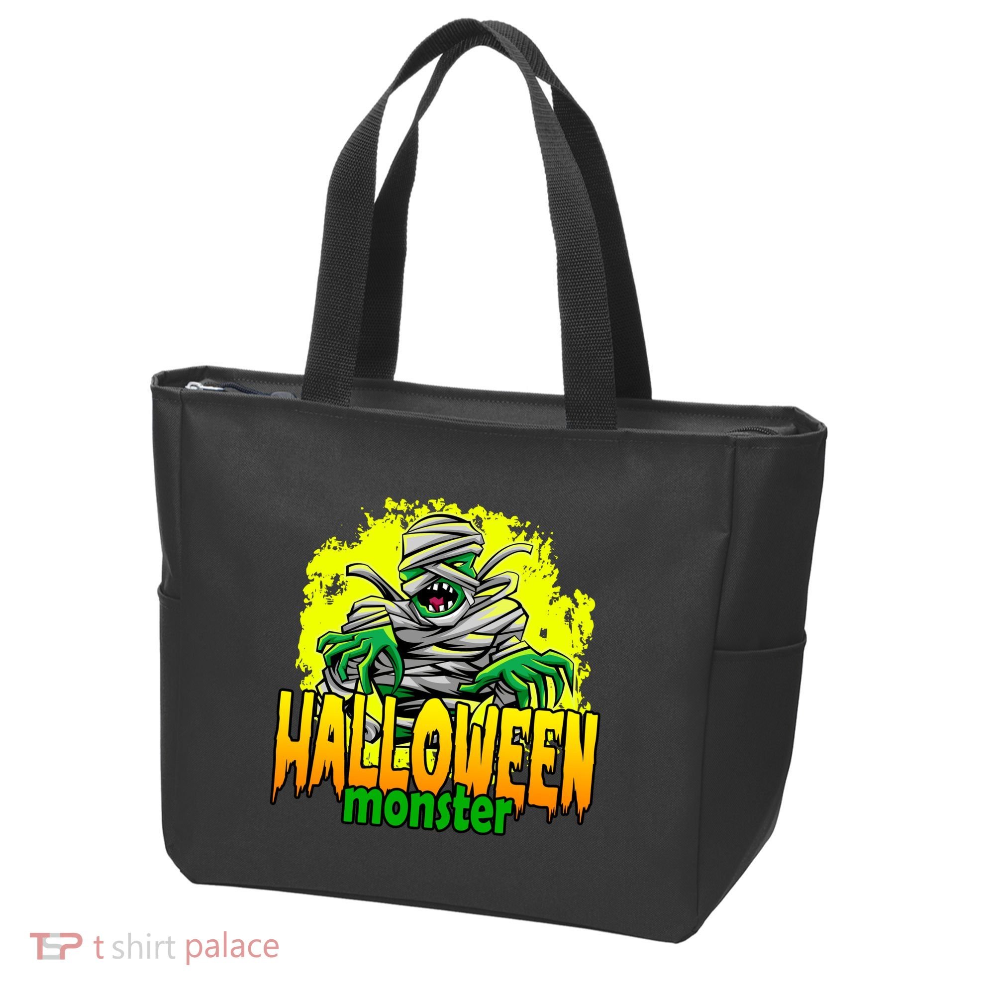 Halloween Monster Zombie Tote Bag