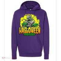 Halloween Monster Zombie Hoodie thumb 0
