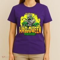 Halloween Monster Zombie T-Shirt thumb 4