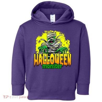 Halloween Monster Zombie Toddler Hoodie