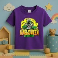 Halloween Monster Zombie Toddler T-Shirt thumb 3