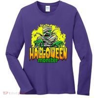 Halloween Monster Zombie Women's Long Sleeve Shirt thumb 0