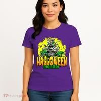 Halloween Monster Zombie Women's T-Shirt thumb 4