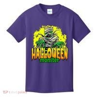 Halloween Monster Zombie Kids T-Shirt thumb 0