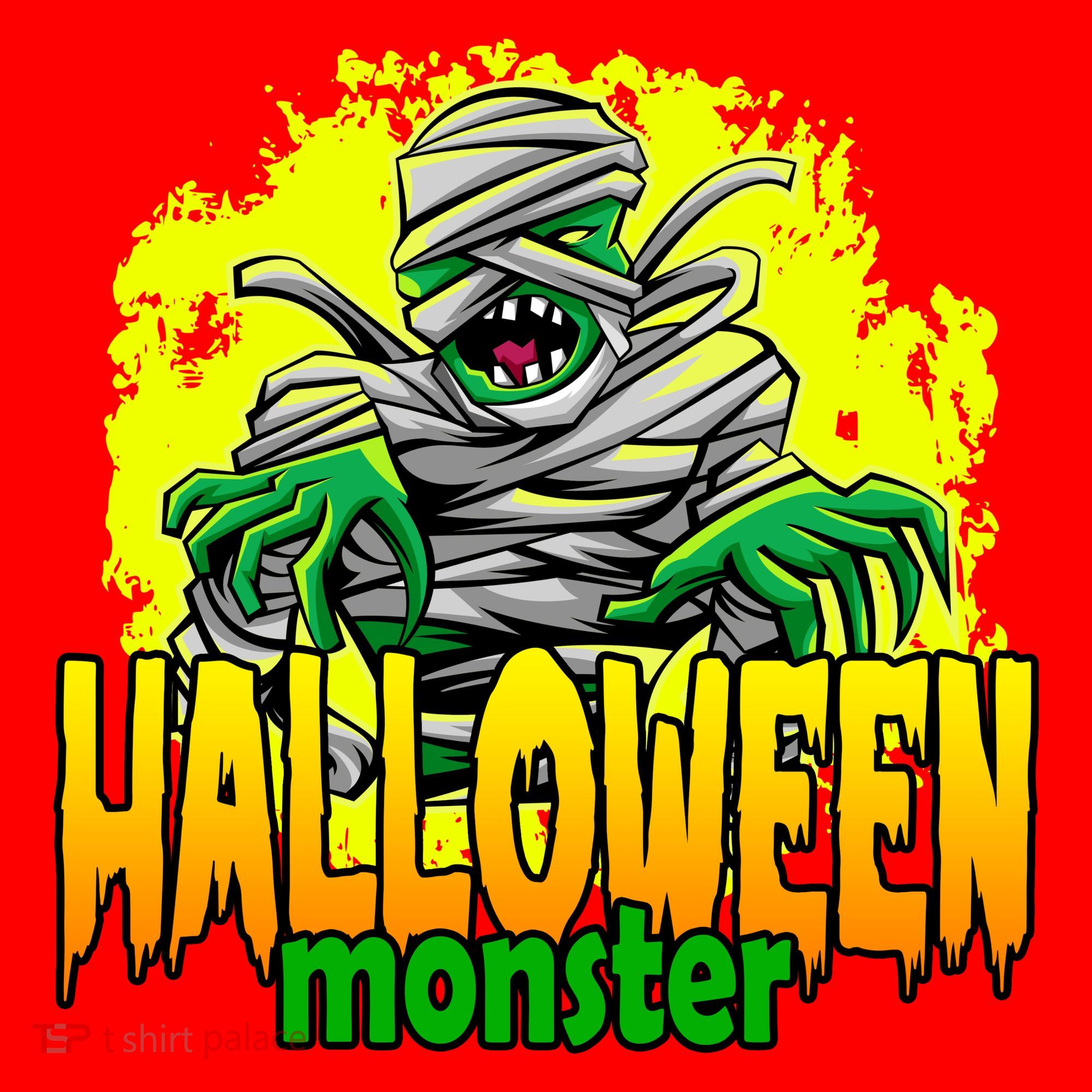 Halloween Monster Zombie Santa Hat