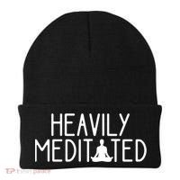 Heavily Meditated Zen Inner Peace Namaste Buddha Love Gift Meaningful Gift Beanie thumb 0