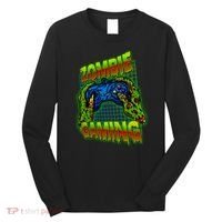 Halloween Monster Zombie Gaming Video Gamer Addict Long Sleeve Shirt thumb 0