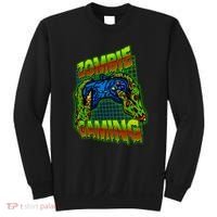 Halloween Monster Zombie Gaming Video Gamer Addict Sweatshirt thumb 0