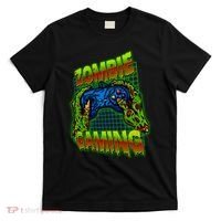Halloween Monster Zombie Gaming Video Gamer Addict T-Shirt thumb 0