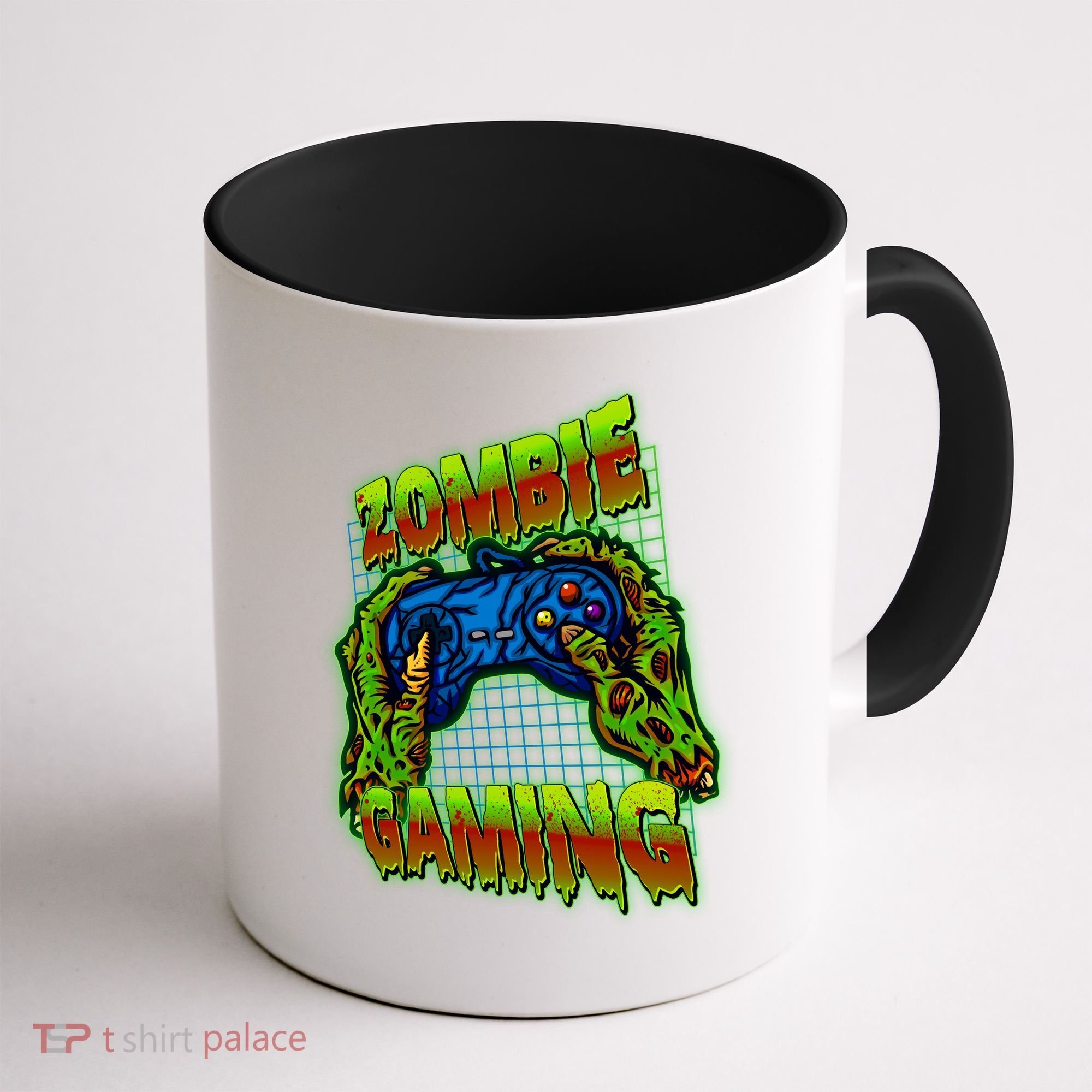 Halloween Monster Zombie Gaming Video Gamer Addict Coffee Mug