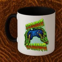 Halloween Monster Zombie Gaming Video Gamer Addict Coffee Mug thumb 2