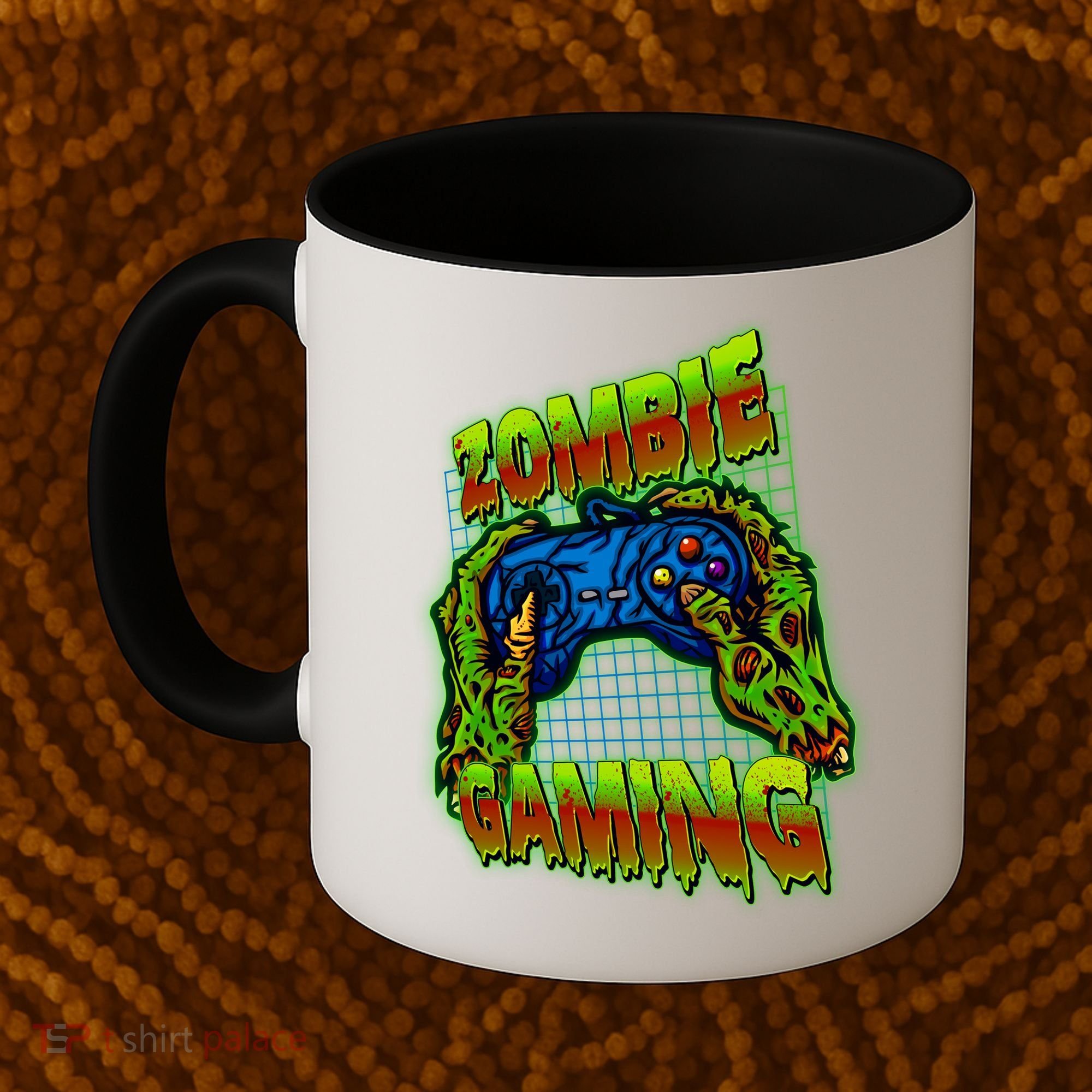 Halloween Monster Zombie Gaming Video Gamer Addict Coffee Mug