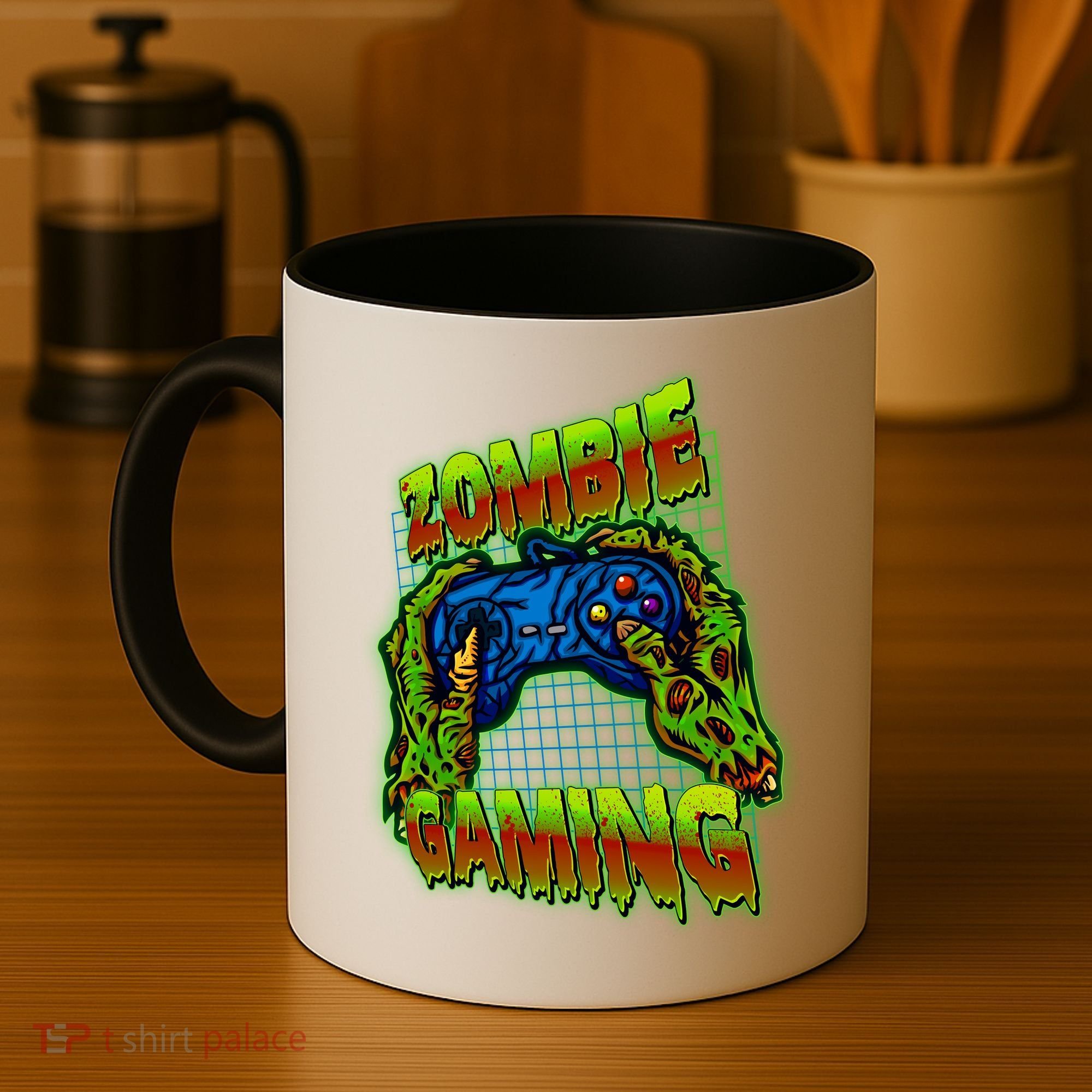 Halloween Monster Zombie Gaming Video Gamer Addict Coffee Mug