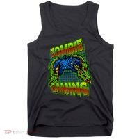 Halloween Monster Zombie Gaming Video Gamer Addict Tank Top thumb 0
