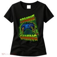 Halloween Monster Zombie Gaming Video Gamer Addict Women's T-Shirt thumb 0