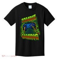 Halloween Monster Zombie Gaming Video Gamer Addict Kids T-Shirt thumb 0