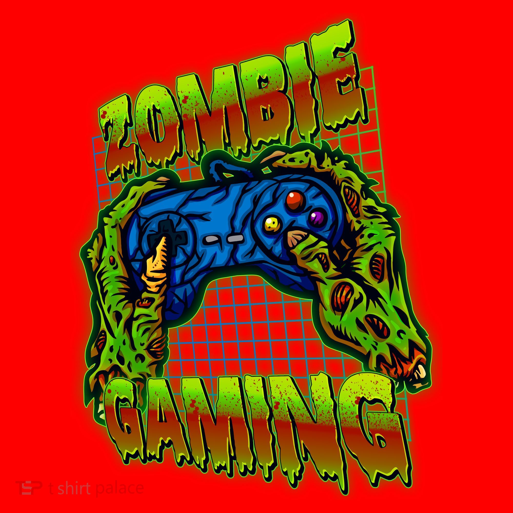 Halloween Monster Zombie Gaming Video Gamer Addict Santa Hat