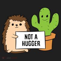 Hedgehog Not A Hugger Cactus Hedgehog Great Gift Women's Sweatshirt thumb 2