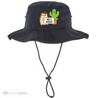 Hedgehog Not A Hugger Cactus Hedgehog Great Gift Bucket Hat thumb 0