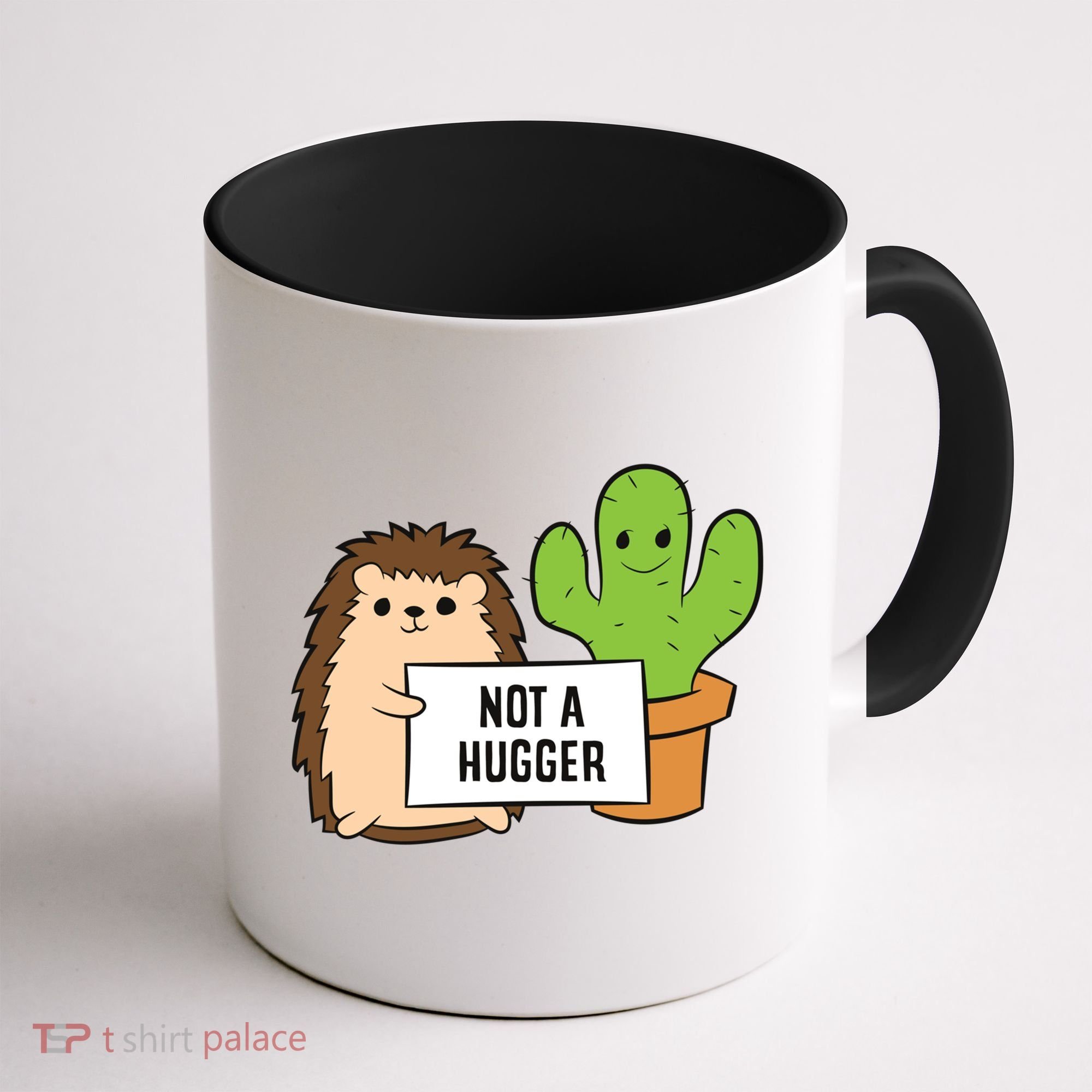 Hedgehog Not A Hugger Cactus Hedgehog Great Gift Coffee Mug