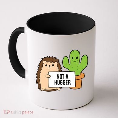 Hedgehog Not A Hugger Cactus Hedgehog Great Gift Coffee Mug