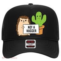 Hedgehog Not A Hugger Cactus Hedgehog Great Gift Hat thumb 0