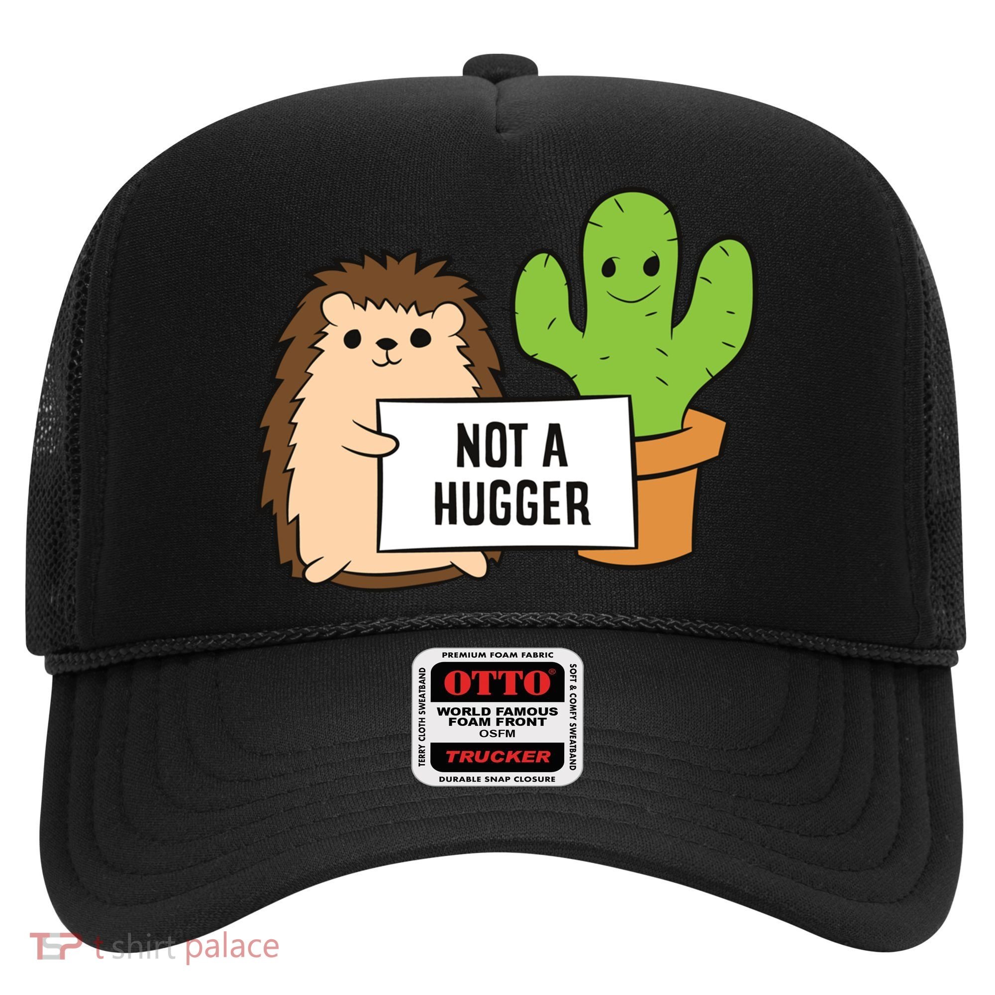 Hedgehog Not A Hugger Cactus Hedgehog Great Gift Hat