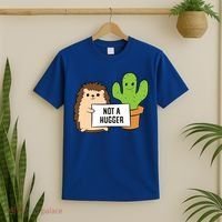 Hedgehog Not A Hugger Cactus Hedgehog Great Gift T-Shirt thumb 2