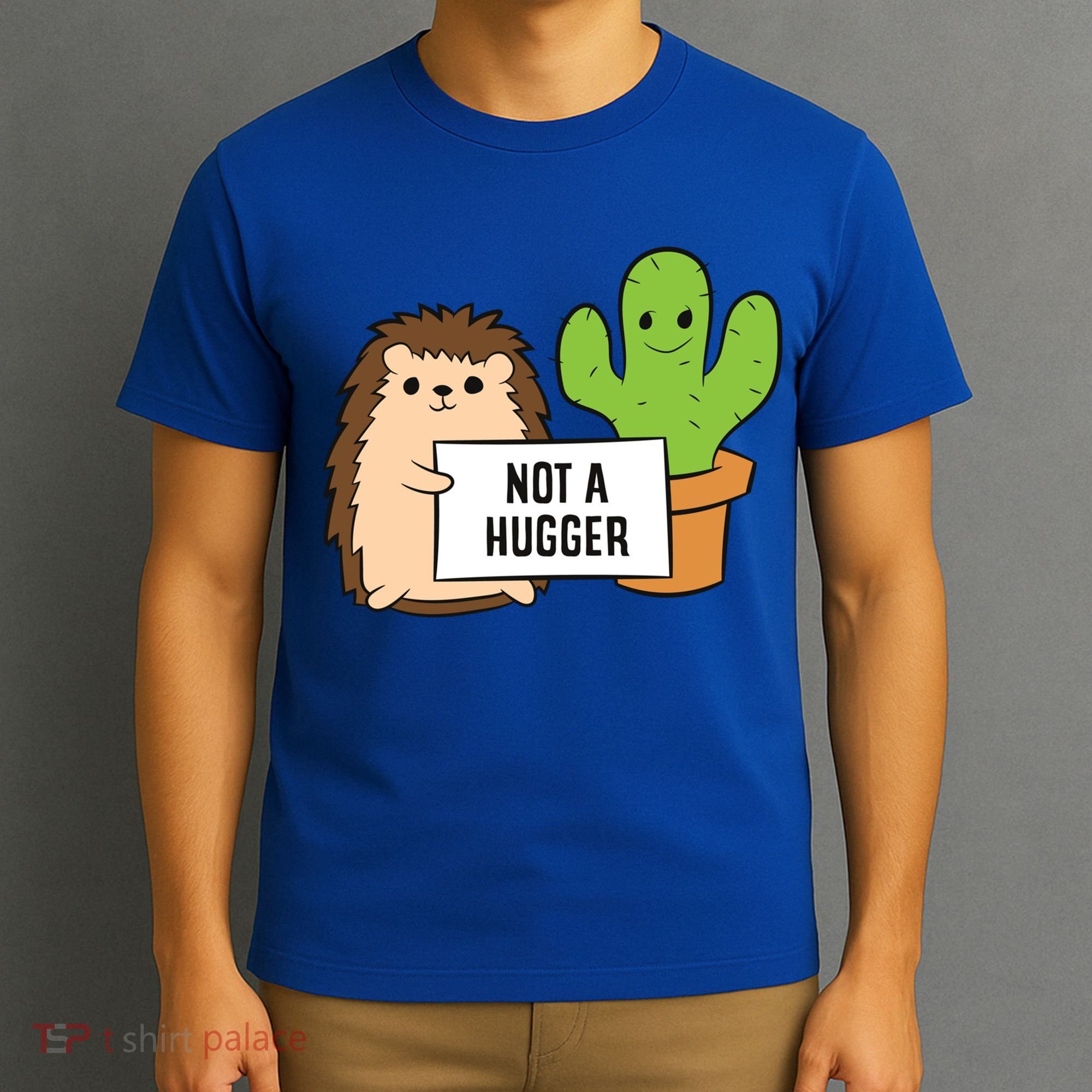 Hedgehog Not A Hugger Cactus Hedgehog Great Gift T-Shirt