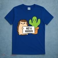 Hedgehog Not A Hugger Cactus Hedgehog Great Gift T-Shirt thumb 5